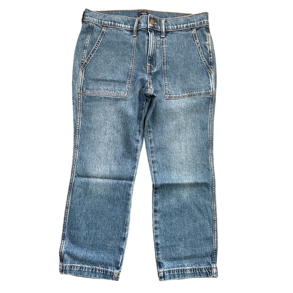NWT J.Crew Bootcut Utility Jean In All-Day Stretch Size 29 Petite - Picture 4 of 7